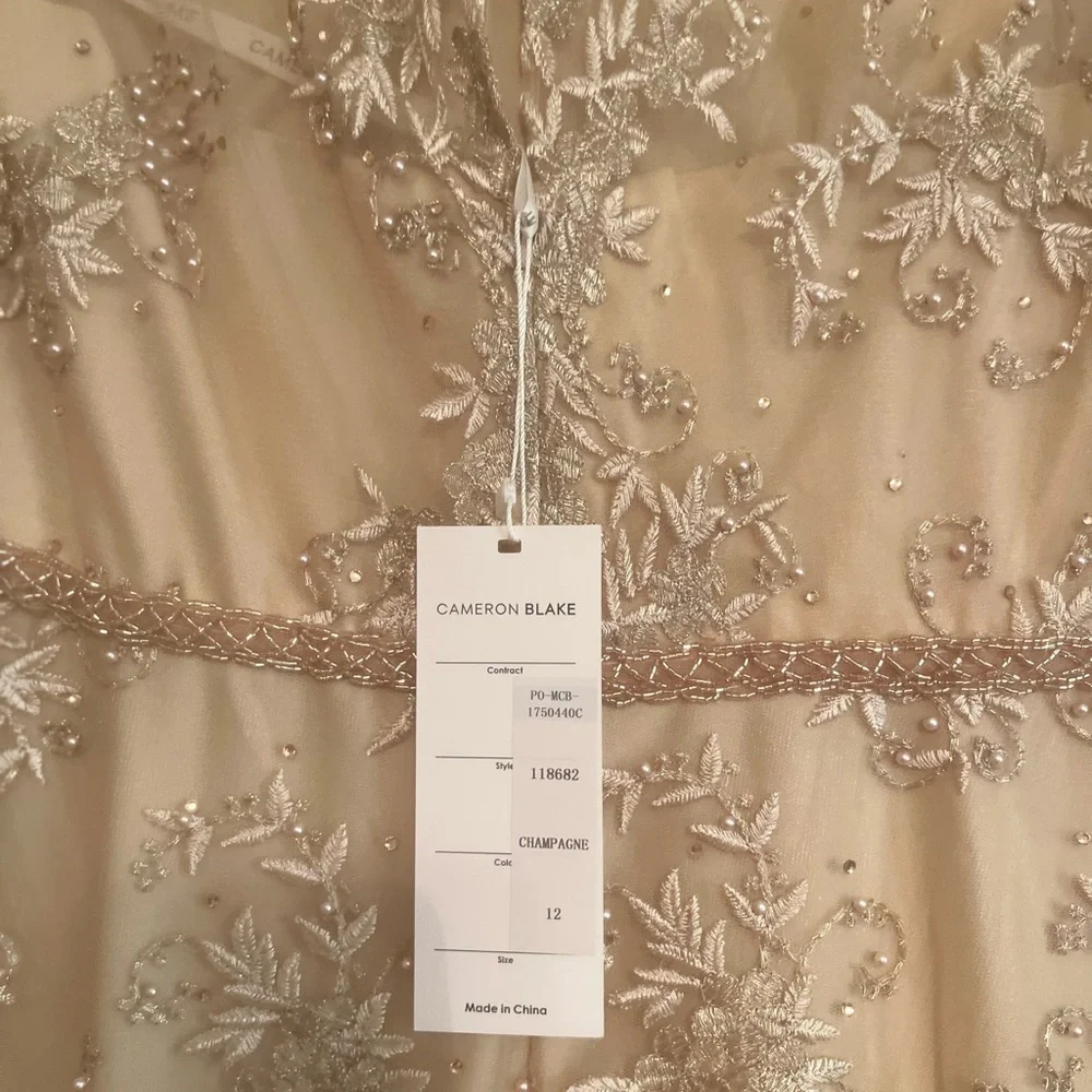 Gorgeous champagne mother-of-the-bride dress - Picture 6 of 7